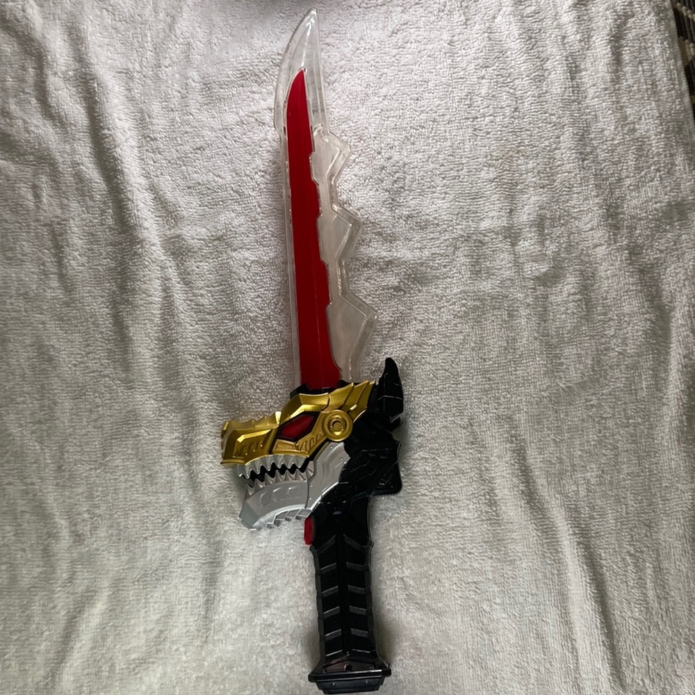 Power Ranger Dino fury sword multi color scanner